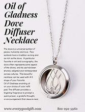 Load image into Gallery viewer, Oil of Gladness Anointing Oil<br> Dove Diffuser Necklace