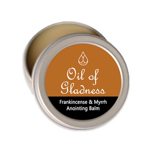 Oil of Gladness Anointing Oil<br> Frankincense & Myrrh Solid Balm
