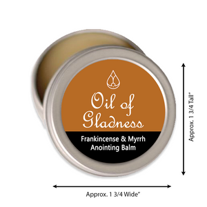 Oil of Gladness Anointing Oil<br> Frankincense & Myrrh Solid Balm