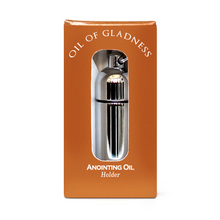 Cargar imagen en el visor de la galería, Oil of Gladness Anointing Oil&lt;br&gt; Gift Boxed Oil Holder, Silvertone
