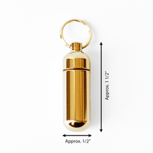 Load image into Gallery viewer, Oil of Gladness Anointing Oil&lt;br&gt; Value Packaged Oil Holder, Goldtone
